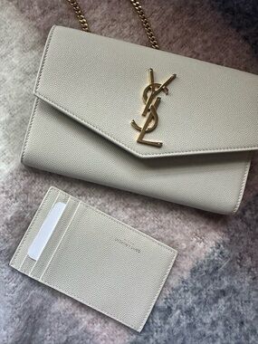 Yves Saint Laurent White Crossbody Bag